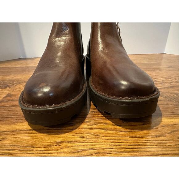 Born Women’s Tricia Handcrafted Leather Ankle Boots – Brown – Size 6M – NWOB - Picture 4 of 12